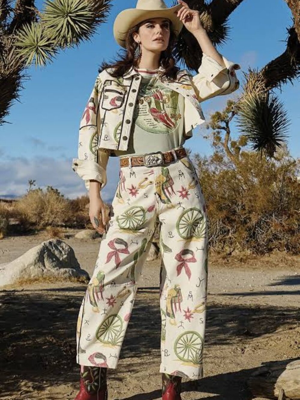 NWT Double D Ranch Atomic Ranch Denim Barrel Pant